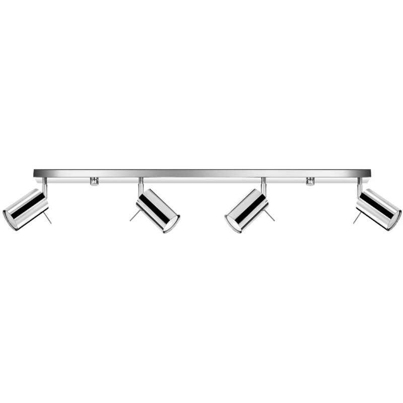 Sollux Ring 4l Chrome Ceiling Lamp