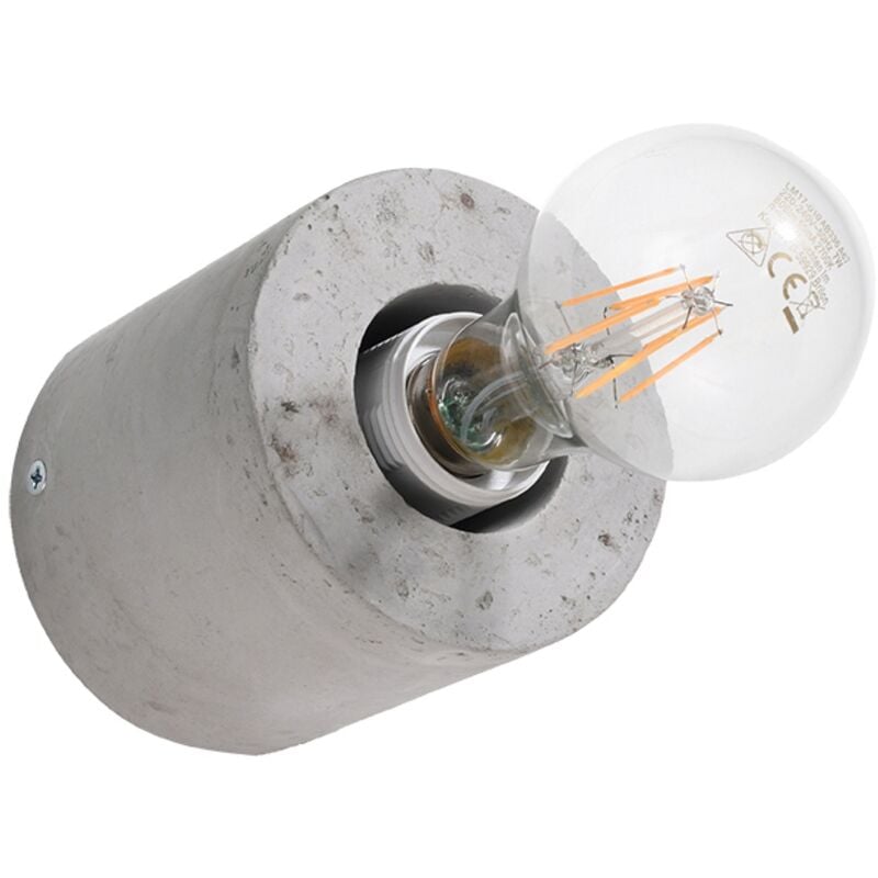 Sollux - Applique Salgado béton 1xE27