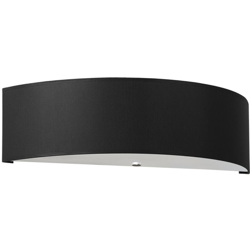 Applique Skala tissu, verre, acier 2xE27 Sollux