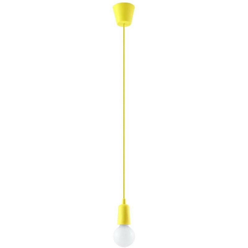 Image of Diego - 1 luce pendente a soffitto giallo - Sollux