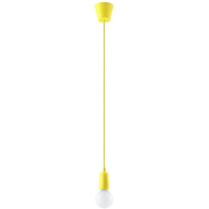 Diego - 1 luce pendente a soffitto giallo - Sollux