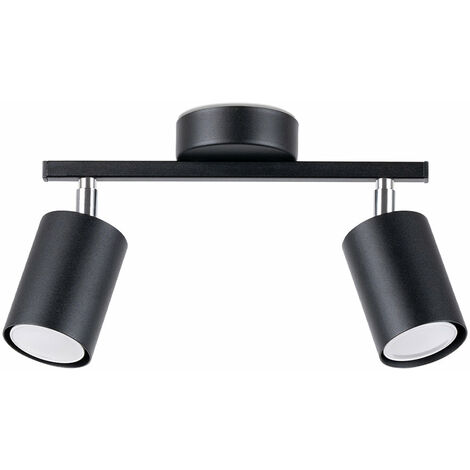 SOLLUX SL.1127 Lámpara de Techo LEMMI 2 Negro - ref: SL.1127