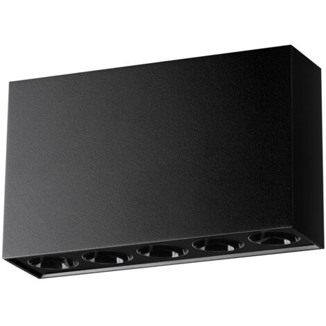 Sollux Sole Minimalistisches Aufbau-Downlight in Schwarz