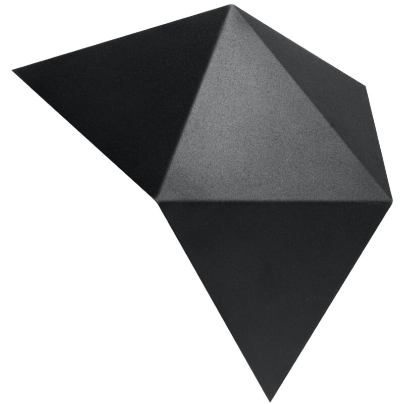 SOLID black wall lamp