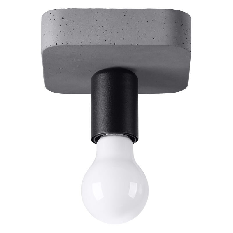 Plafonnier Tavo béton 1xE27 Sollux