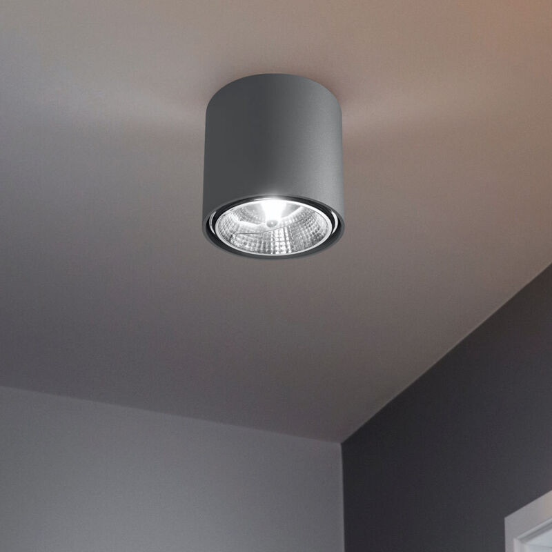 Plafonnier Tiube aluminium 1xGU10 Sollux