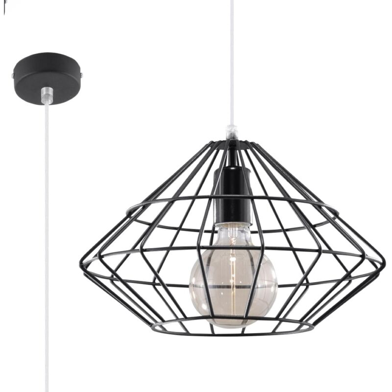 Image of Umberto black pendant lamp