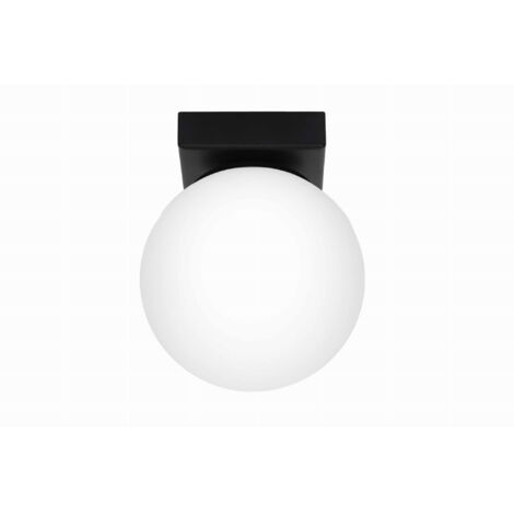 Sollux Yoli Plafoniera Globo Nero