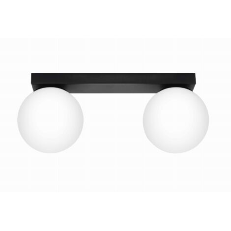 Sollux Yoli Plafonnier Globe Noir