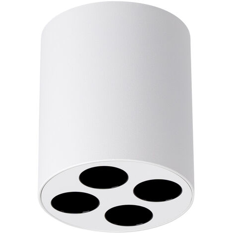 Sollux Zoe Downlight rond minimaliste monté en surface blanc