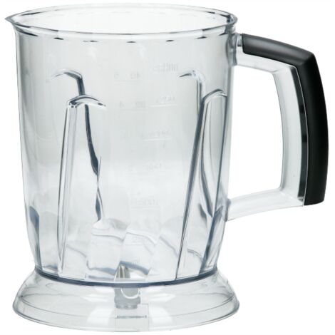 Solo vaso de batidora (1,25 L) para batidora de mano Braun Multiquick 3, 5, 7 - AS00004188
