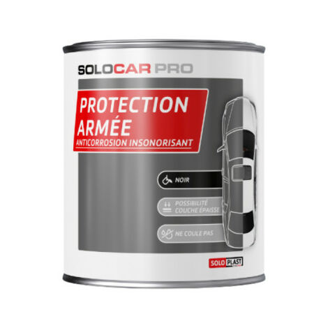 Soloplast – Protection armée antirouille 1L – Anti-corrosion et antigravillons – Application en couche épaisse – Pour traitement de châssis