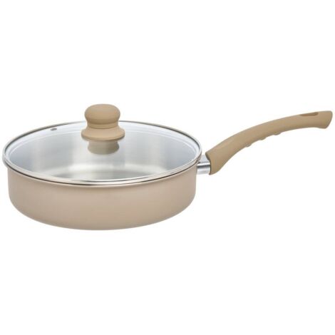 Solstice sauteuse d24cm aluminium beige - 5five