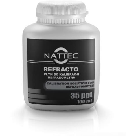 Solución estándar líquida para calibración de refractómetros 100 ml