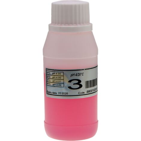 Solución tampón CTX pH 4, 70 cc.