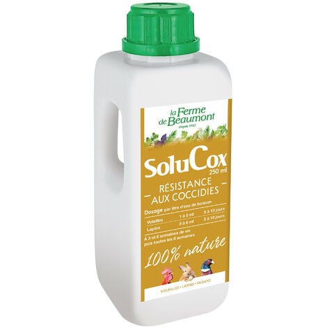 SoluCox 250 ml RÃ©sistance aux coccidies volailles, lapins