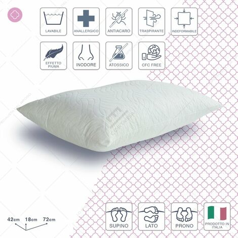 Soluko  Cuscino Guanciale Fiocco Soffy Roll h 15