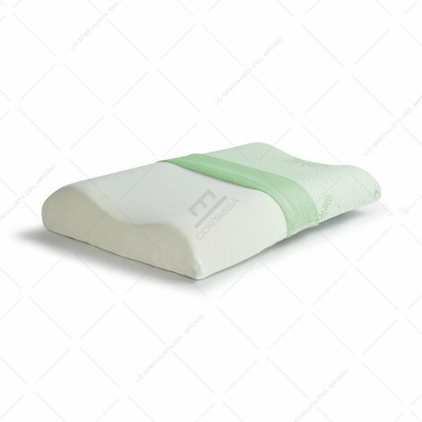 Soluko  Cuscino Guanciale Memory Cervical Aloe