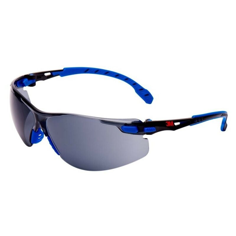 1000 Safety Glasses, Blue/Black frame, Scotchgard Anti-Fog / Anti-Scratch Coa - 3M