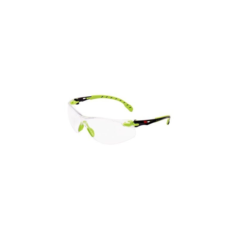 

SOLUS 1201 Gafas negro/verde PC incolora, recubrimiento SCOTCHGARD