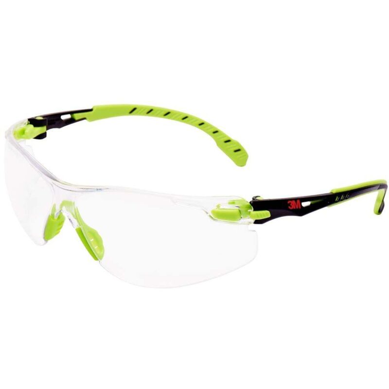 Solus S1201SGAF Lunettes de protection avec protection anti-buée vert, noir en 166 din 166 - 3M
