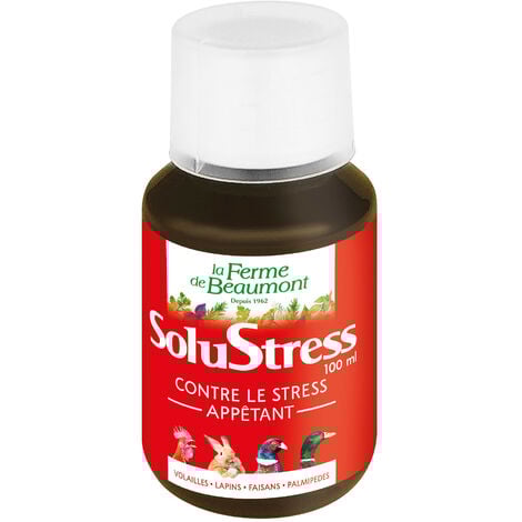 SoluStress Contre le stress, appétant poules, volailles, lapins
