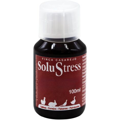 SoluStress - Estrés de las aves - Apoyo nutricional a los animales después de viajes y otras situaciones de estrés - Producto 100 % natural (ref. Ss)