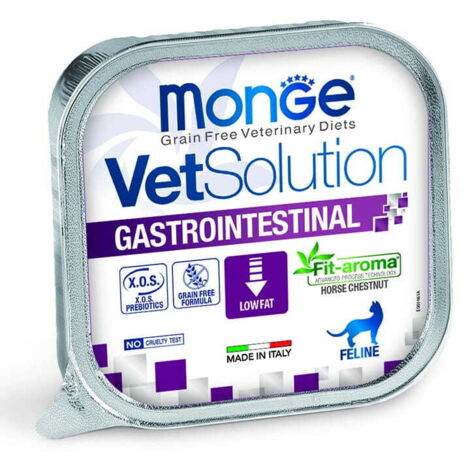 Solution gastro-intestinale pour chat Monge Vet Solution 100 g