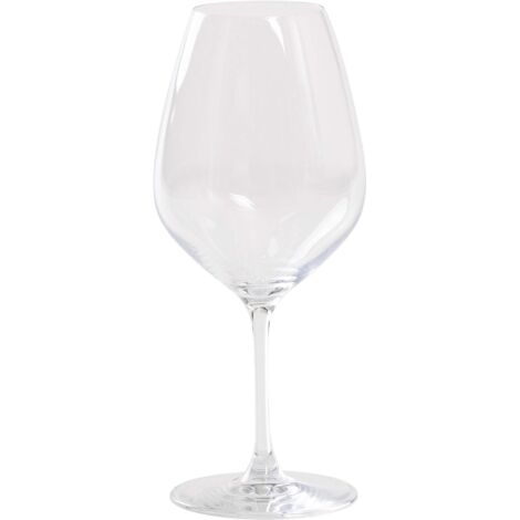 Solution Set 6 Verres Professionnels pour Dégustation de Vins Rouges Structurés en Verre Sonore Supérieur, Capacité 57 cl, Design Transparent Élégant