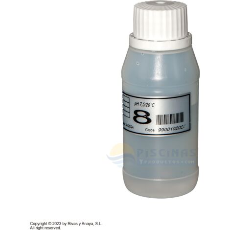 Solution tampon pH 7,5 (70 ml.) électrolyseur au sel Tri pH, Tri Pro, pH Link et Dual Link Zodiac