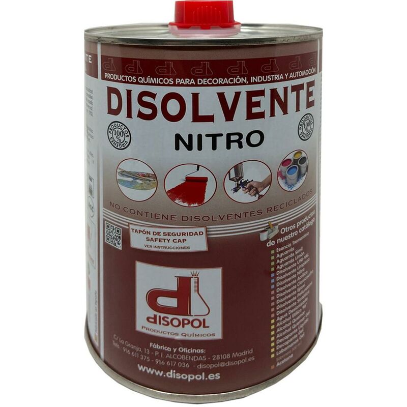 Solvant pour nitrocellulose Nitrocellulose 1 Lt Metal Container Disopol 129707