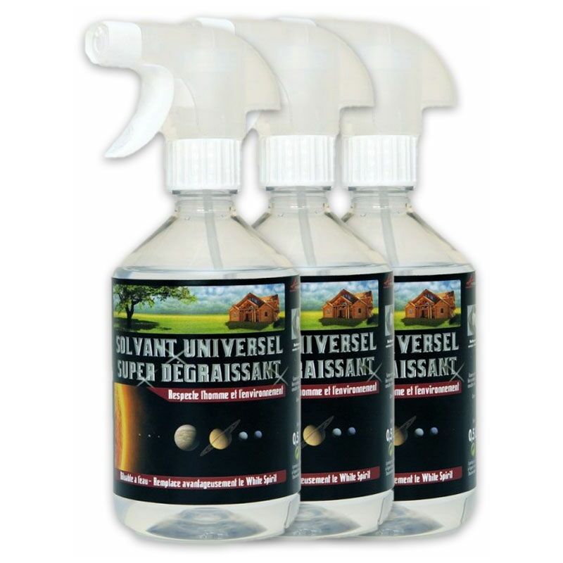 Nettoyage goudron huile graisse encre peinture résine diluable à l'eau solvant universel - SOLVANT UNIVERSEL SUPER DÉGRAISSANT ARCANE INDUSTRIES