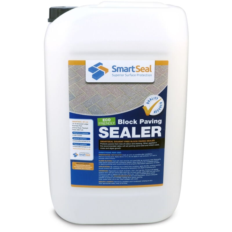 Smartseal - Solvent-Free Block Paving Sealer / Weed Inhibitor - 25 Litre