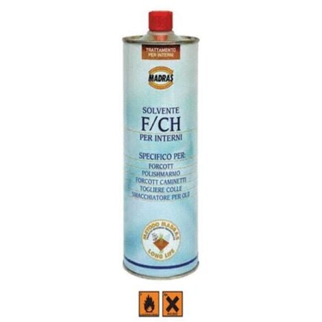 SOLVENTE PER INTERNI 1 LT X PRODOTTI MADRAS FORCOTT CAMINETTI POLYGRES POLYFLOOR