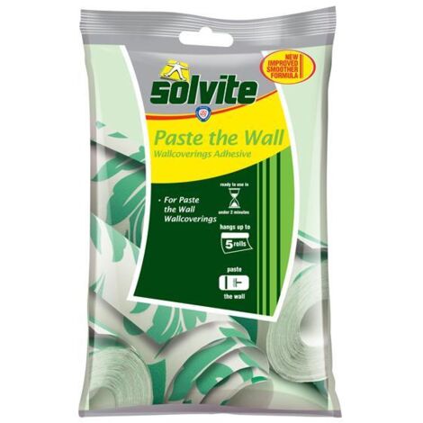 Solvite 1584707 Paste The Wall Wallpaper Paste Sachet 5 Roll SLV1584707