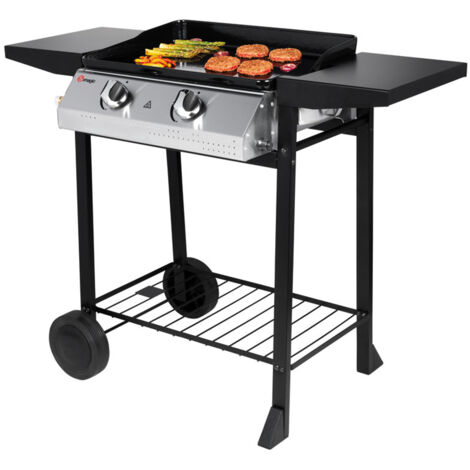 SOMAGIC - Plancha à gaz 2 feux 5,3kW PAMPLUNA