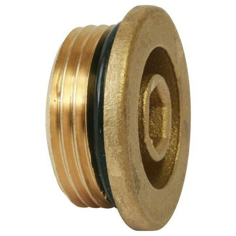 SOMATHERM BOUCHON D'ARRET MÂLE 3/4" AVEC JOINT TORIQUE POUR COLLECTEUR SANITAIRE 871-20