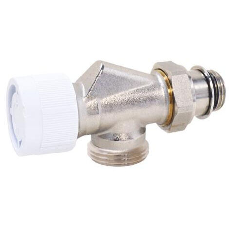 Somatherm – Corps thermostatique équerre inversée mâle 3/4 EK – Raccord mâle 1/2' (15/21) – Pression max 10 bars – Température max 120°C