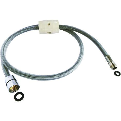 Somatherm – Flexible de douche 1,2 m mâle 15/21 – Contrepoids pour usage pratique – Compatible mitigeurs d'évier – Performance optimale eau sanitaire