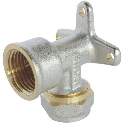 SOMATHERM FOR YOU - / 3747-16-15 - muro di compressione tubo di luce Ø16 multistrato - Femmina 15/21 (1/2 ''), Grigio