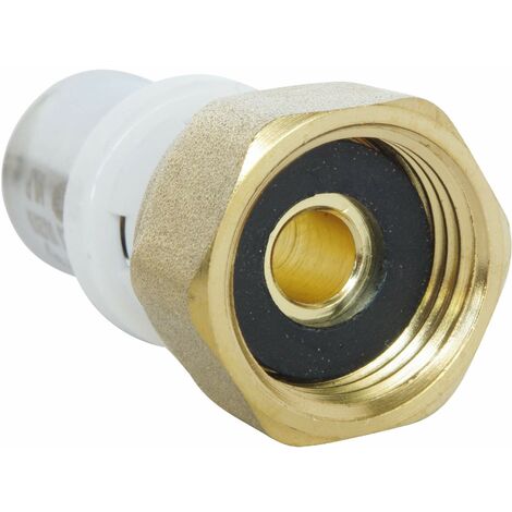 Somatherm for you -/5703-20-20 -Connessione destra per essere piegata per il tubo multistrato Ø20-20/27 Torning dado femmina (3/4 ''), consente di collegare un tubo multistrato di diametro Ø20