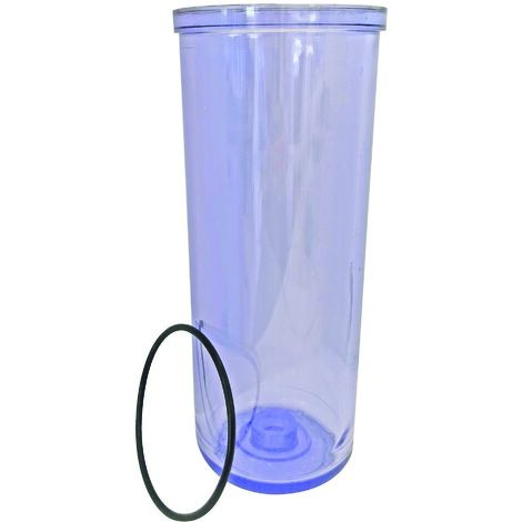 Somatherm For You – Bol et joint filtre 9''3/4 – Système de filtration eau – Raccord 1/2'' – Compatible avec filtres 9''3/4 – Installation avec réducteur de pression