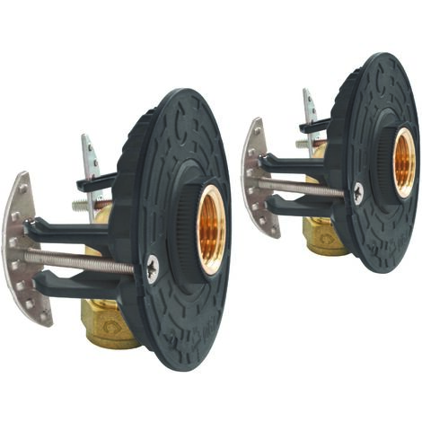 Somatherm For You – Fixation robinetterie bain douche pour tube multicouche Ø16 – Raccord femelle 15/21 – Installation rapide sans cheville – Garantie 10 ans