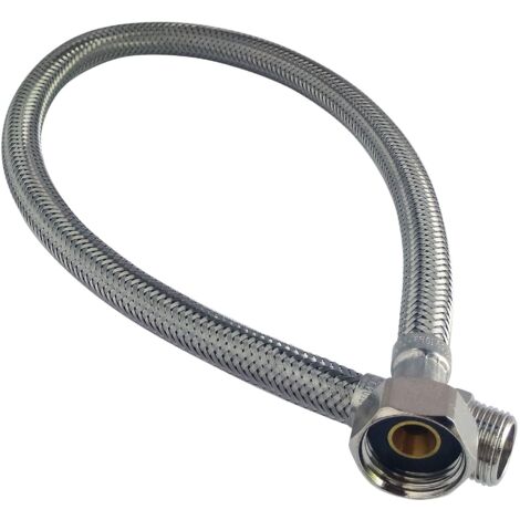 Somatherm for you - Flexible Sanitary Connection Right Mash 12/17 (3/8 ') - Female femmina femmina 15/21 (1/2') - lunghezza 30 cm - dn8