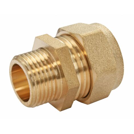 SOMATHERM FOR YOU - ottone accoppiamento anello d'ottone di compressione - tubo di rame Ø18 - Male 20/27
