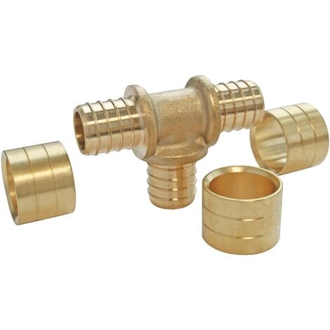 Somatherm for you - Té pari a scivolare per il tubo per Ø20 - Ø20 - Ø20 Consente di collegare un tubo per Ø20