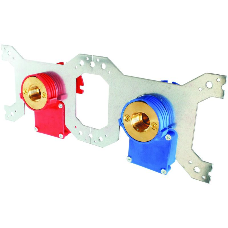 Kit de fixation double 3/4ek pour tube diametre 16 - femelle 15/21