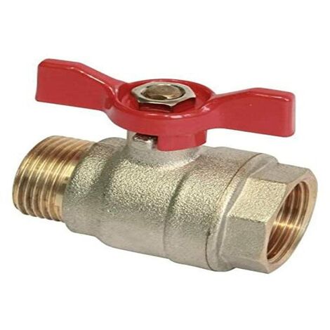 SOMATHERM PER TE - Valvola a sfera - maschio/femmina 12/17 - farfalla joystick - flusso ottimale con il passaggio totale