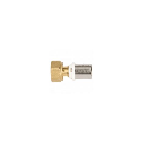 Somatherm – Raccord multicouche écrou tournant à sertir Ø16x12/17 – Pression max 20 bars – Système anti-fuite – Bague inox pour résistance corrosion