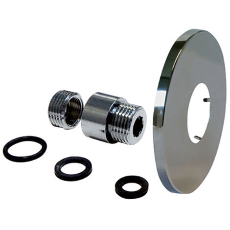 Somatherm – Rallonge FIXOPLAC pour carrelage – Raccord 12/17 et 15/21 – Compatible évier, lavabo, machine à laver, WC – Installation facile